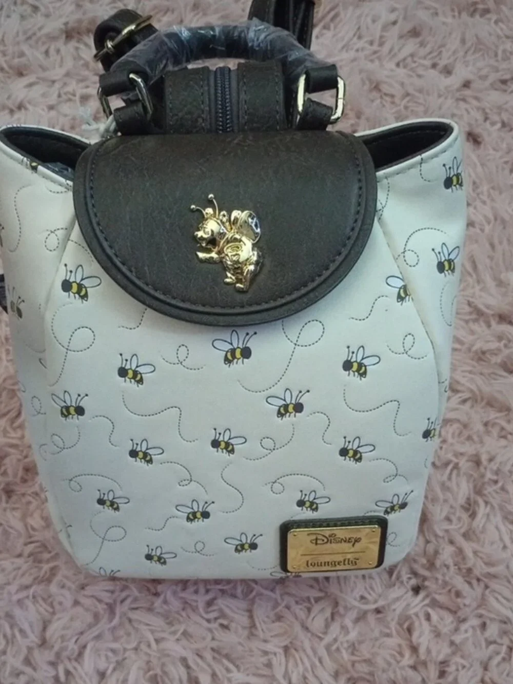 Disney Winnie the Pooh Bees Allover Print Micro Mini Backpack